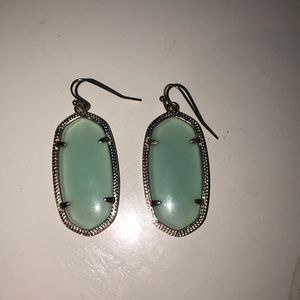 AUTHENTIC*** Kendra scott earrings light green